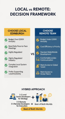 Software Development in Edinburgh: Local vs Remote Solutions