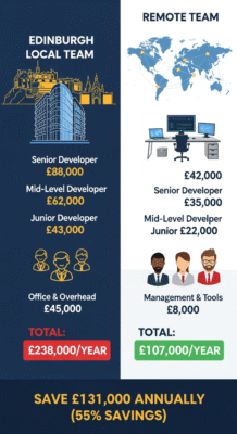 Software Development in Edinburgh: Local vs Remote Solutions